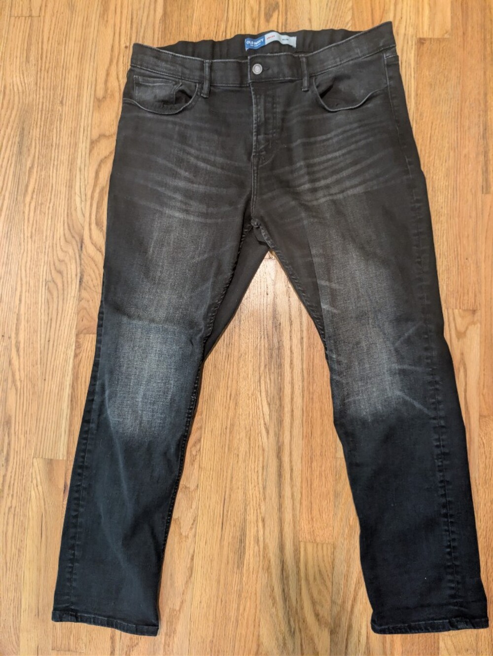 Old Navy Men's Faded Black Slim Jeans
